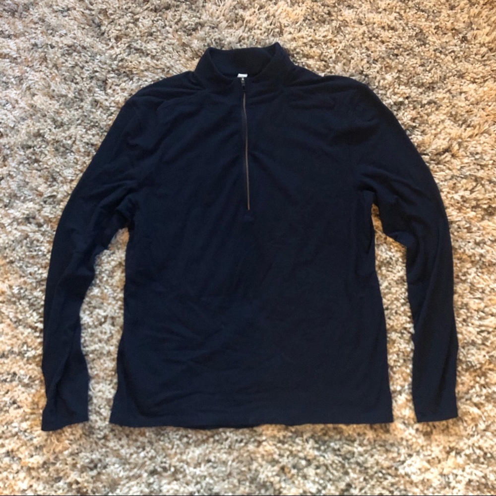 Lululemon Navy Blue Surge 1/2 Zip - Large